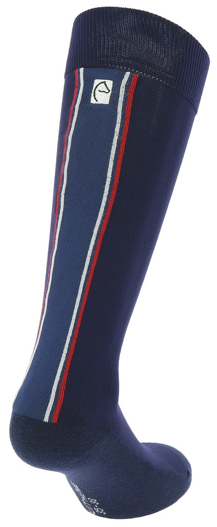 CHAUSSETTES EQUITHÈME "CLASSIC" BLEU-BLANC-ROUGE