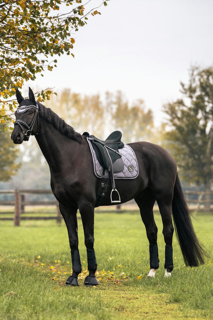 TAPIS DE SELLE BACK ON TRACK® "HAZE COLLECTION" DRESSAGE