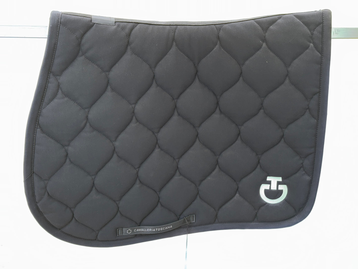 Tapis Cavalleria Toscana New Circular Quilted Jersey Jumping Noir