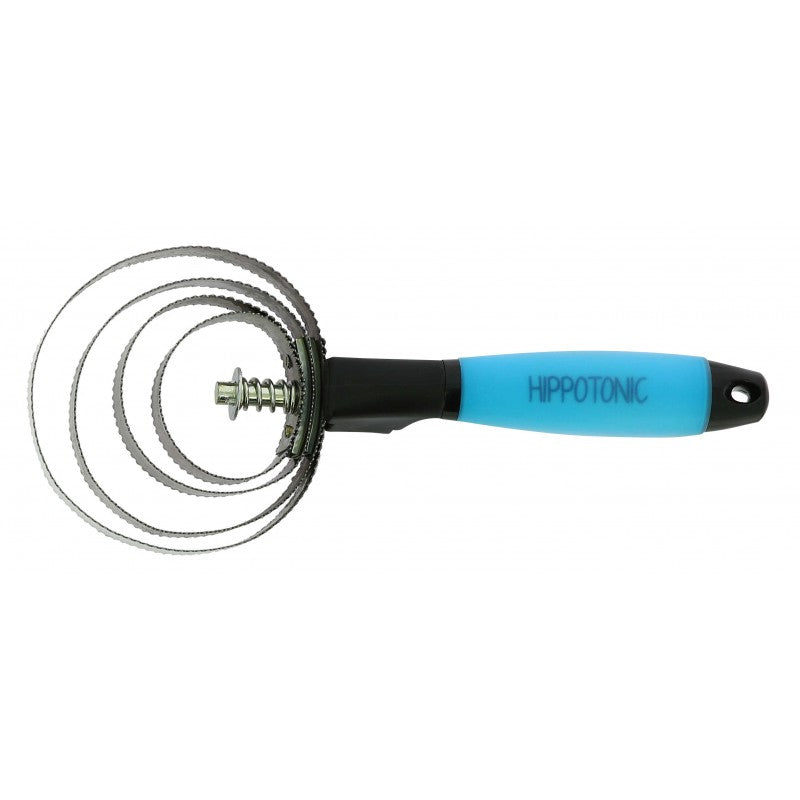 ÉTRILLE MÉTALLIQUE RONDE HIPPOTONIC "GEL"