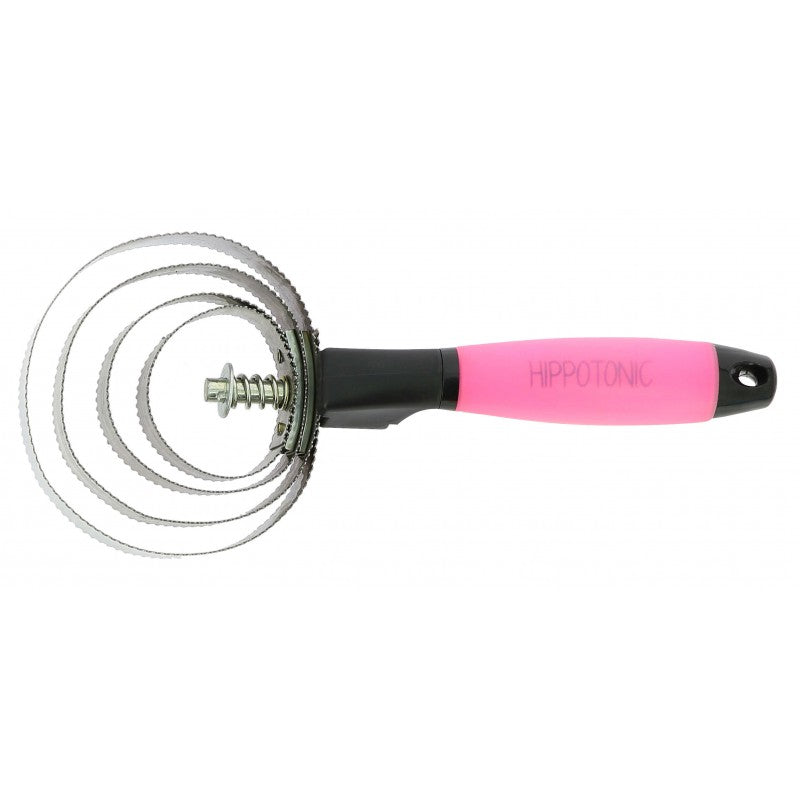 ÉTRILLE MÉTALLIQUE RONDE HIPPOTONIC "GEL"