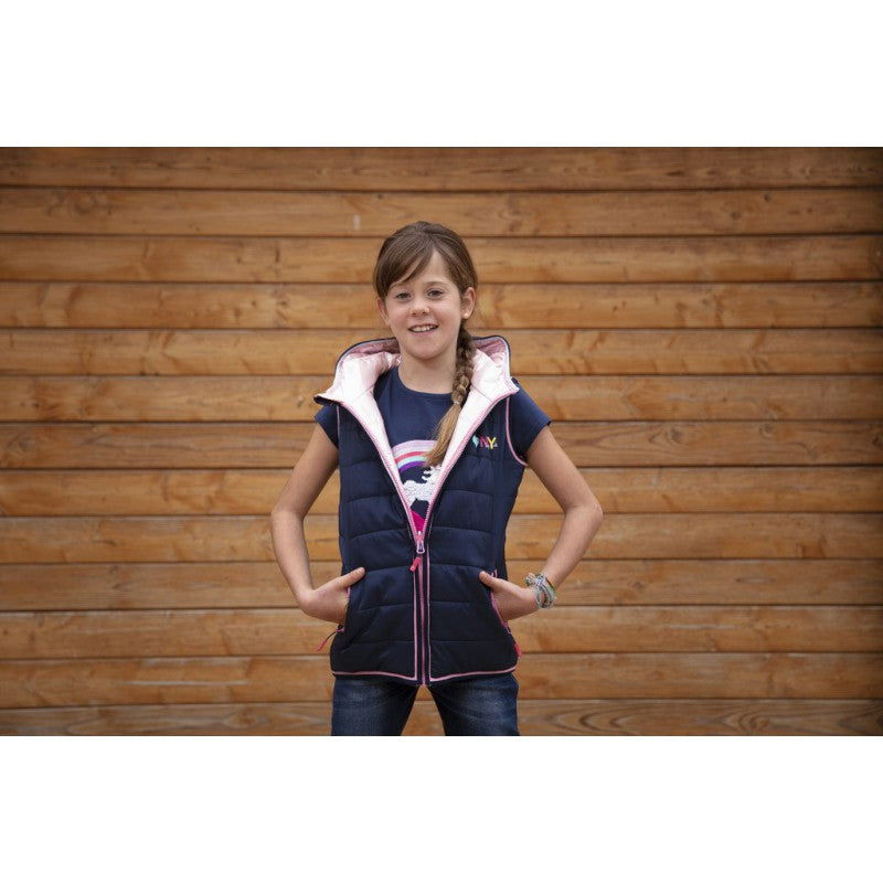 GILET RÉVERSIBLE EQUI-KIDS "JADE"